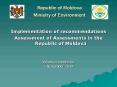 Republic of Moldova Ministry of Environment PowerPoint PPT Presentation