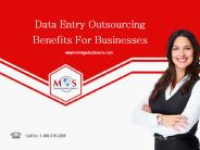 Data Entry Outsourcing Benefits For Businesses