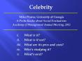 Celebrity PowerPoint PPT Presentation