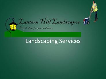 Landscaping Services in Melbourne