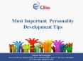 Most Peronality Development tips PowerPoint PPT Presentation
