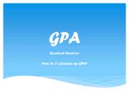 GPA