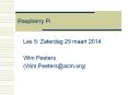 Raspberry%20Pi PowerPoint PPT Presentation
