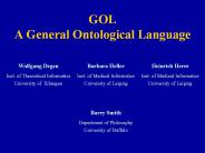 GOL A General Ontological Language