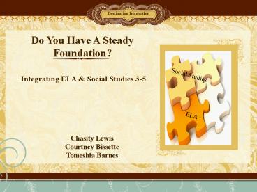 Do You Have A Steady Foundation?