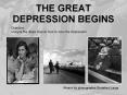 THE GREAT DEPRESSION BEGINS PowerPoint PPT Presentation