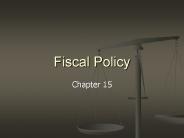 Fiscal Policy