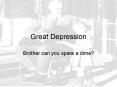 Great Depression PowerPoint PPT Presentation