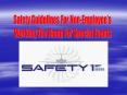 Safety Guidelines for Non Employee PowerPoint PPT Presentation