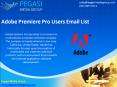 Adobe Premiere Pro Users Email List PowerPoint PPT Presentation