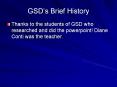 GSD PowerPoint PPT Presentation