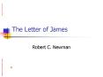 The Letter of James PowerPoint PPT Presentation
