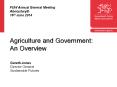 Agriculture and Government:    An Overview PowerPoint PPT Presentation