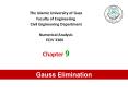 NUMERICAL METHODS IN ENGINEERING  ENGR 391 PowerPoint PPT Presentation