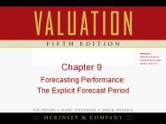 Forecasting Performance: