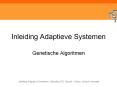 Inleiding Adaptieve Systemen PowerPoint PPT Presentation