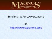 Benchmarks for Lawyers, part 1