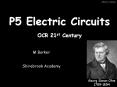 P5 Electric Circuits PowerPoint PPT Presentation