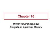 Historical Archaeology: