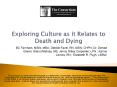 Exploring Culture as it Relates to Death and Dying PowerPoint PPT Presentation