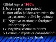 Gilded Age vs 1920 PowerPoint PPT Presentation