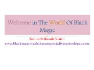 NO 1 Vashikaran Specialist in India