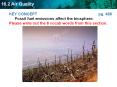 KEY CONCEPT                             pg. 488 Fossil fuel emissions affect the biosphere. PowerPoint PPT Presentation