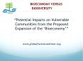 BIOECONOMY VERSUS BIODIVERSITY PowerPoint PPT Presentation