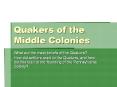 Quakers of the Middle Colonies PowerPoint PPT Presentation