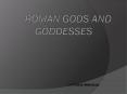 Roman Gods and Goddesses PowerPoint PPT Presentation