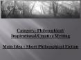 Creative, Inspirational, Philosophical Writing PowerPoint PPT Presentation
