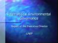 International Environmental Governance PowerPoint PPT Presentation