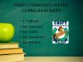 CROFT COMMUNITY SCHOOL CURRICULUM NIGHT PowerPoint PPT Presentation