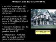 William Cullen Bryant (1794-1878) PowerPoint PPT Presentation