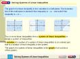 The graph of a linear inequality in two variables is a half-plane. The boundary line of the half-plane is dashed if the inequality is < or > and solid if the inequality is  PowerPoint PPT Presentation
