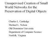 A Framework for Digital Object Self-Preservation