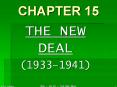 THE NEW DEAL PowerPoint PPT Presentation