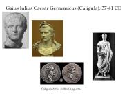 Gaius Iulius Caesar Germanicus (Caligula), 37-41 CE