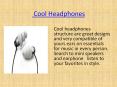 cool headphones PowerPoint PPT Presentation