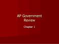 AP Government Review PowerPoint PPT Presentation