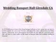 Wedding Banquet Hall Glendale CA