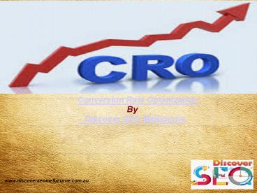 Conversion rate optimisation | Discover SEO Melbourne
