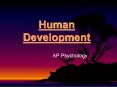 Human Development PowerPoint PPT Presentation