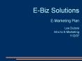 E-Biz Solutions PowerPoint PPT Presentation