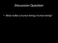 Discussion Question PowerPoint PPT Presentation