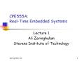 CPE555A: Real-Time Embedded Systems PowerPoint PPT Presentation