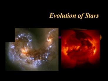 Evolution of Stars presentation | free to view