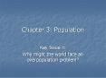 Chapter 3: Population PowerPoint PPT Presentation