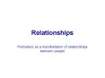 Relationships PowerPoint PPT Presentation