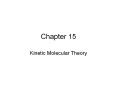 Kinetic Molecular Theory PowerPoint PPT Presentation